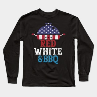 4th Of July American Flag Bbq Grilling Gril Men Women Premium Long Sleeve T-Shirt